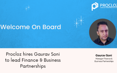 Procloz hires Gaurav Soni to lead Finance & Business Partnerships