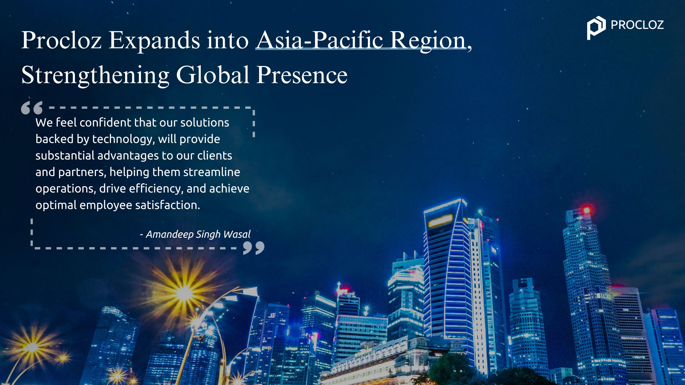 Procloz Expands in the APAC region