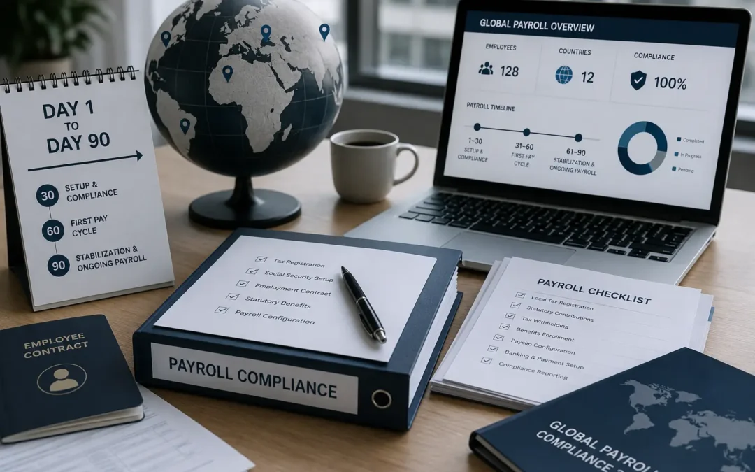 What Does Payroll Look Like in the First 90 Days of Hiring Internationally?